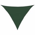 Miniatyrbilde 1 av 6: vidaXL Solseil 160 g/m² mørkegrønn 2,5x2,5x3,5 m HDPE