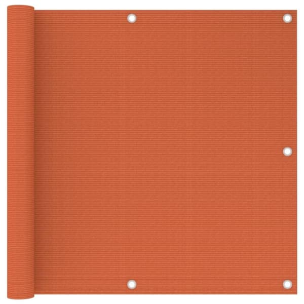 vidaXL altanafskærmning 90x500 cm HDPE orange