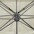 Miniatyrbillede 7 af 9: vidaXL hængeparasol med dobbelt top 400x300 cm sandfarvet