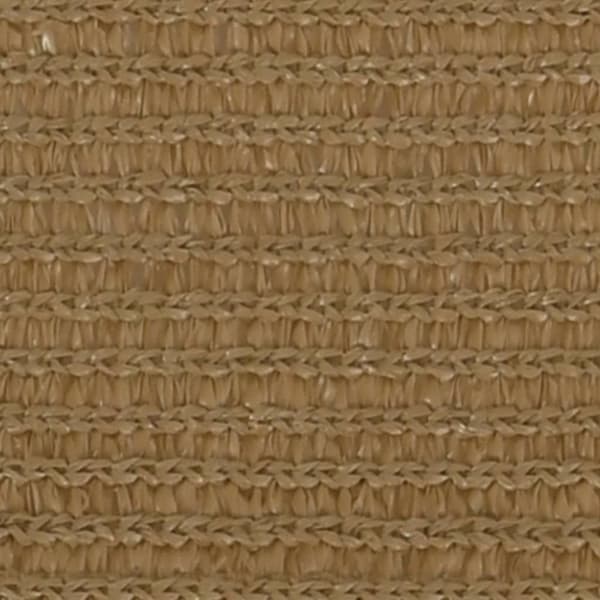 vidaXL Solsegel 160 g/m² taupe 4/5x4 m HDPE
