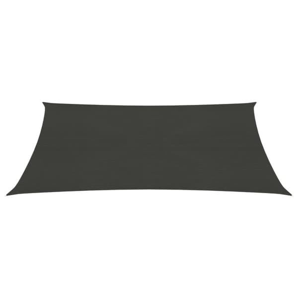 vidaXL Solseil 160 g/m² antrasitt 5x6 m HDPE