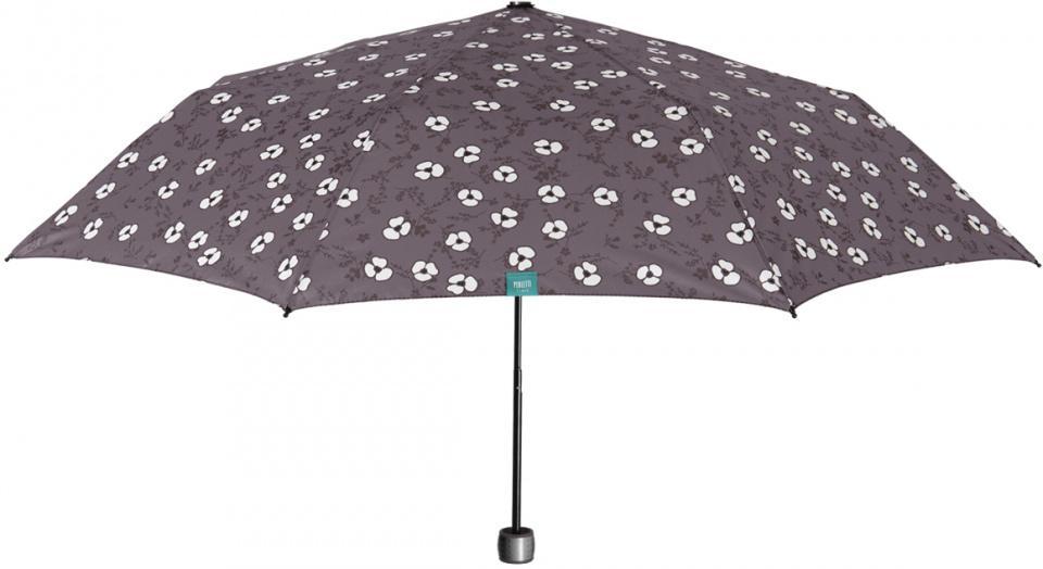 mini Timeumbrella damer 97 cm mikrofibergrå