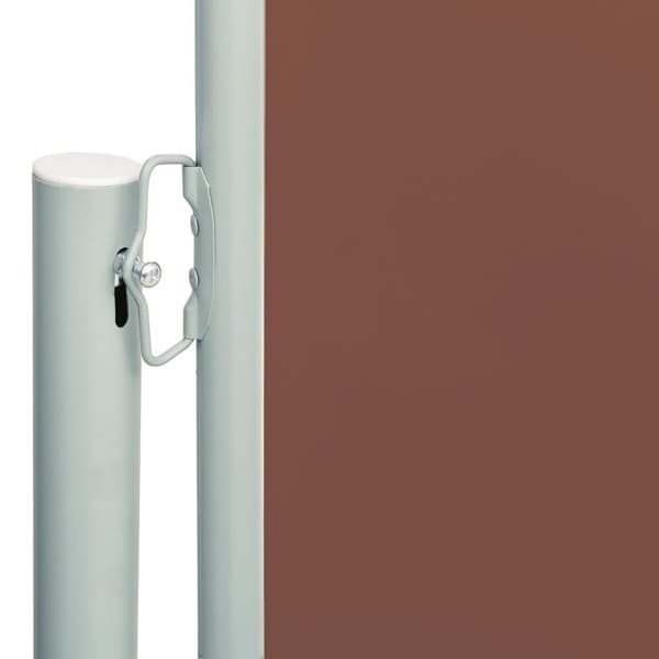 vidaXL Uttrekkbar sidemarkise 140x600 cm brun