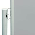 Miniatyrbillede 3 af 7: vidaXL sammenrullelig sidemarkise til terrassen 117x600 cm grå