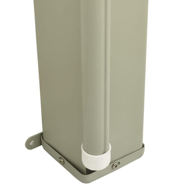 vidaXL Uttrekkbar sidemarkise 140x600 cm rød