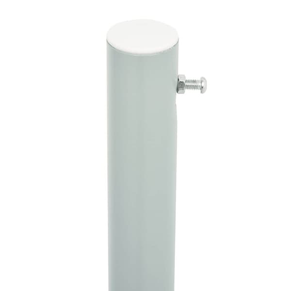 vidaXL Uttrekkbar sidemarkise 117x600 cm kremhvit