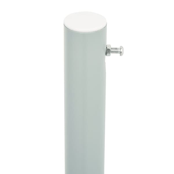 vidaXL Uttrekkbar sidemarkise 117x600 cm svart