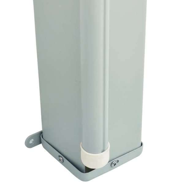 vidaXL Uttrekkbar sidemarkise 117x600 cm svart