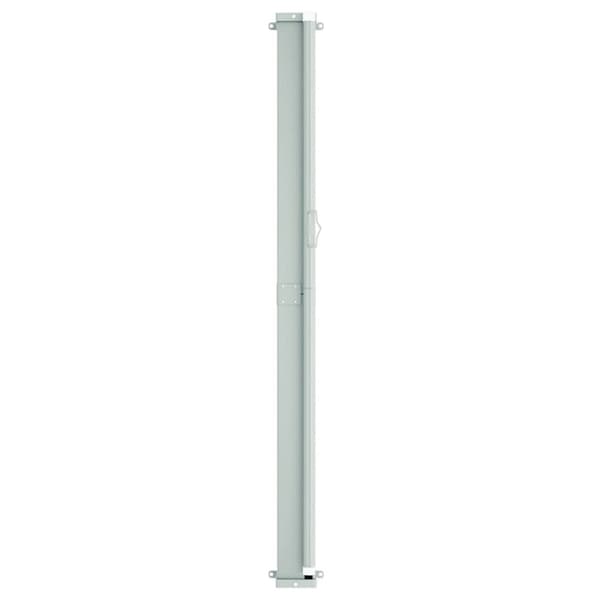 vidaXL Uttrekkbar sidemarkise 117x600 cm svart