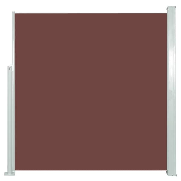 vidaXL Uttrekkbar sidemarkise 140x300 cm brun
