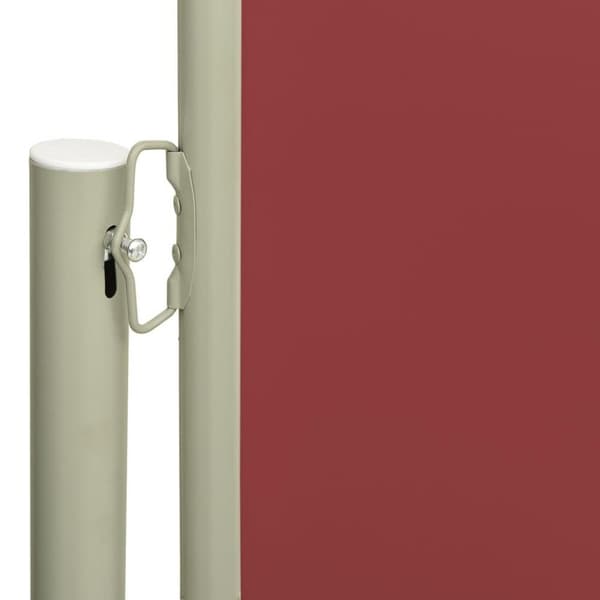vidaXL Infällbar sidomarkis 160x300 cm röd
