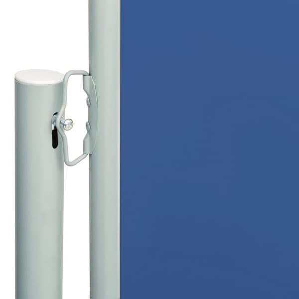 vidaXL Uttrekkbar sidemarkise 117x600 cm blå