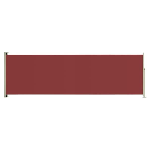vidaXL Uttrekkbar sidemarkise 160x500 cm rød