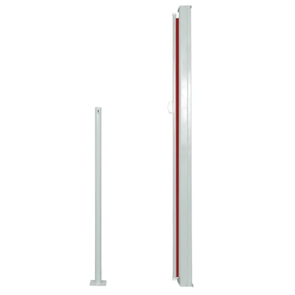 vidaXL Uttrekkbar sidemarkise 160x500 cm rød