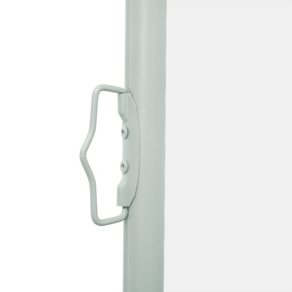vidaXL sammenrullelig sidemarkise til terrassen 170x300 cm cremefarvet