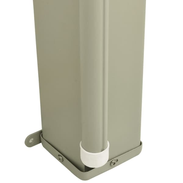 vidaXL Uttrekkbar sidemarkise 170x300 cm brun