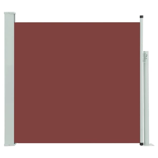 vidaXL Uttrekkbar sidemarkise 170x300 cm brun