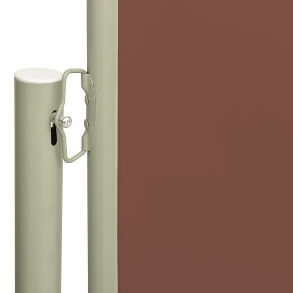 vidaXL Uttrekkbar sidemarkise 170x300 cm brun
