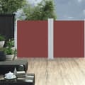Miniatyrbillede 11 af 11: vidaXL sammenrullelig sidemarkise 140x600 cm brun