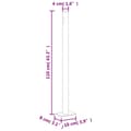 Miniatyrbillede 8 af 9: vidaXL sammenrullelig sidemarkise 180x1000 cm blå