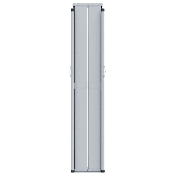 vidaXL Uttrekkbar sidemarkise 220x1200 cm antrasitt