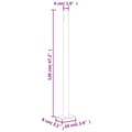 Miniatyrbillede 8 af 9: vidaXL sammenrullelig sidemarkise 200x1000 cm brun