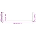 Miniatyrbilde 9 av 10: vidaXL Uttrekkbar sidemarkise 180x600 cm rød