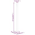 Miniatyrbilde 10 av 10: vidaXL Uttrekkbar sidemarkise 180x600 cm rød