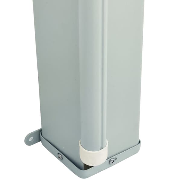 vidaXL Uttrekkbar sidemarkise 200x600 cm kremhvit