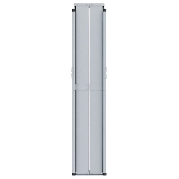 vidaXL Infällbar sidomarkis antracit 220x1000 cm