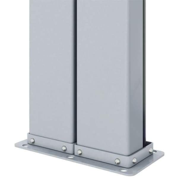 vidaXL Uttrekkbar sidemarkise 200x600 cm brun