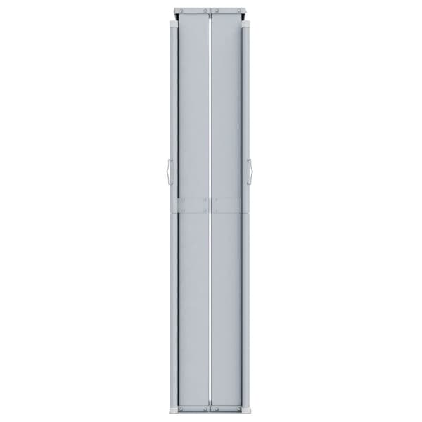 vidaXL Uttrekkbar sidemarkise 160x1200 cm kremhvit