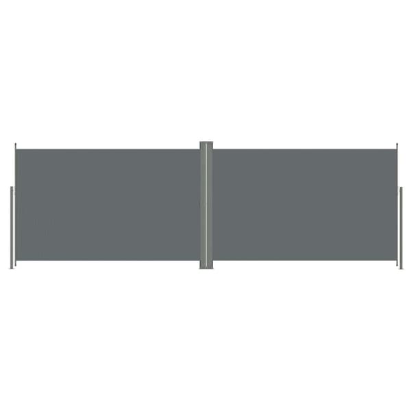 vidaXL Uttrekkbar sidemarkise 200x600 cm antrasitt