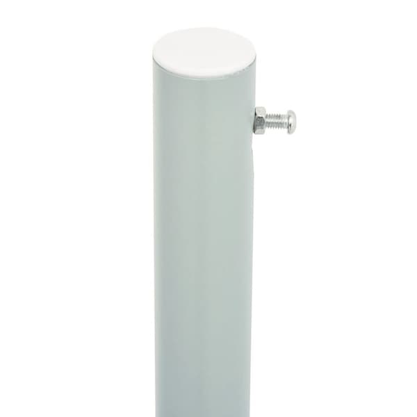 vidaXL sammenrullelig sidemarkise til terrassen 220x600 cm grå