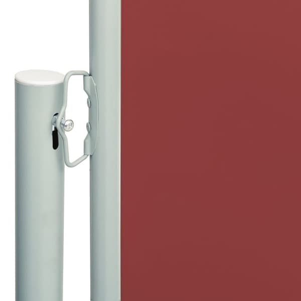 vidaXL Uttrekkbar sidemarkise 220x600 cm rød