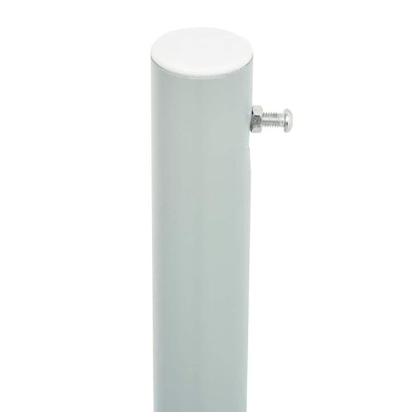 vidaXL Uttrekkbar sidemarkise 200x600 cm grå
