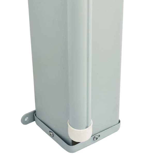 vidaXL Uttrekkbar sidemarkise 200x600 cm grå