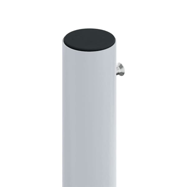 vidaXL Sisäänvedettävä sivumarkiisi musta 200x1000 cm