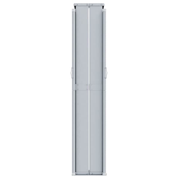 vidaXL sammenrullelig sidemarkise 200x600 cm blå