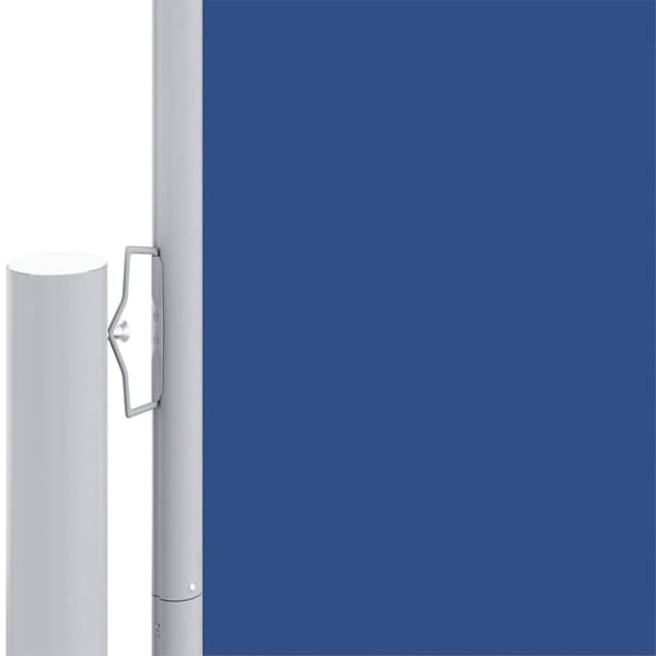 vidaXL Infällbar sidomarkis 200x1200 cm blå