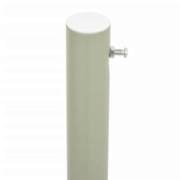 vidaXL Uttrekkbar sidemarkise 140x300 cm svart