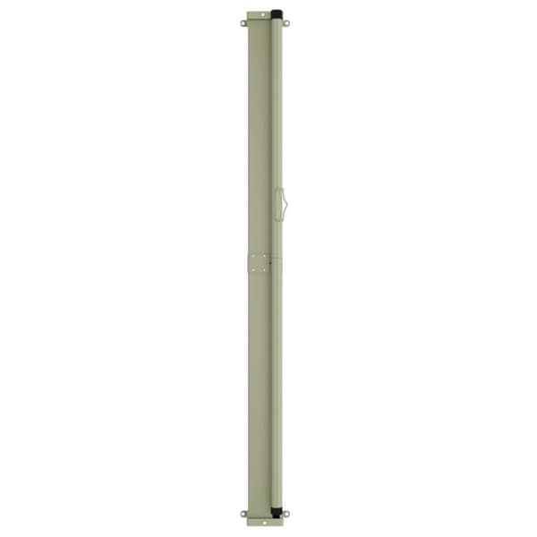 vidaXL Uttrekkbar sidemarkise 140x300 cm svart
