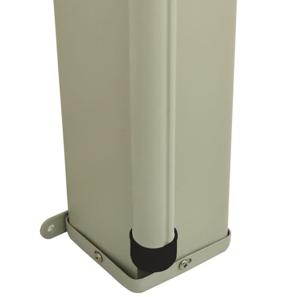vidaXL Uttrekkbar sidemarkise 140x300 cm svart