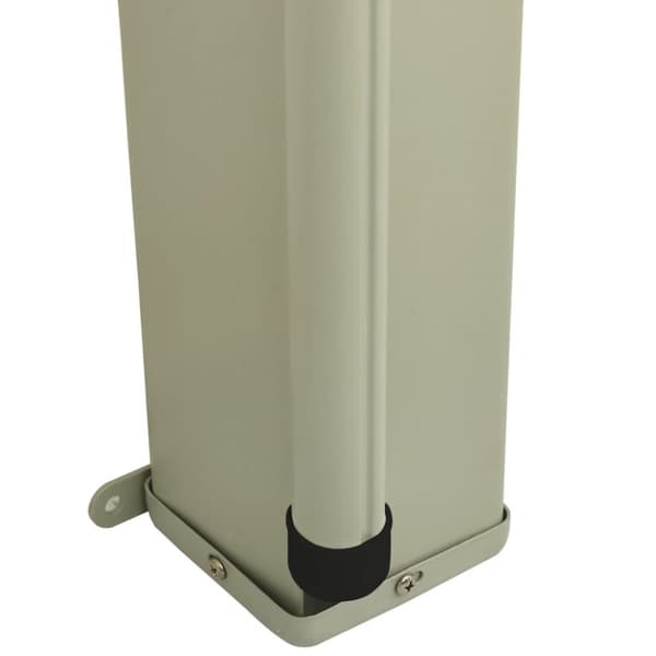 vidaXL Uttrekkbar sidemarkise 160x300 cm kremhvit