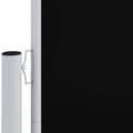 Miniatyrbilde 4 av 9: vidaXL Uttrekkbar sidemarkise svart 117x1200 cm