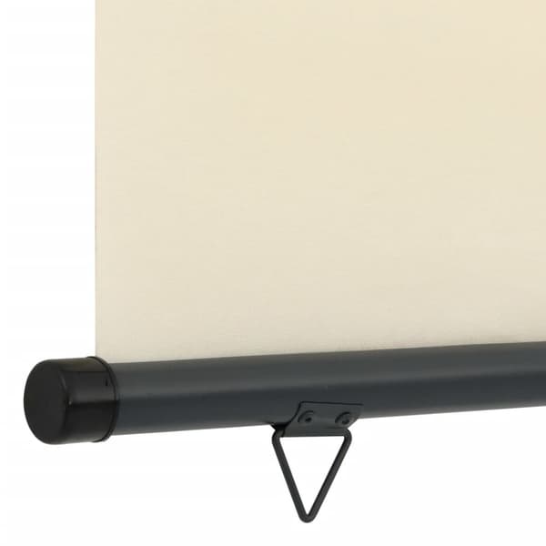 vidaXL Sidemarkise for balkong 122x250 cm kremhvit