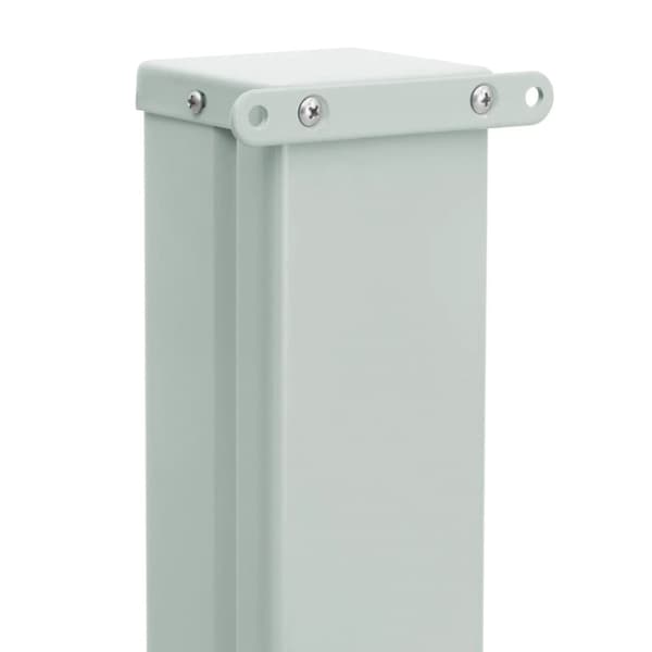 vidaXL Uttrekkbar sidemarkise 160x600 cm kremhvit