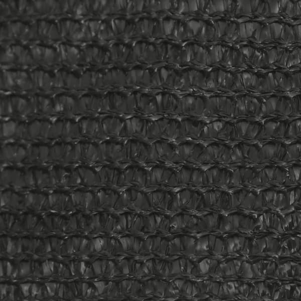 vidaXL Solseil 160 g/m² antrasitt 6x8 m HDPE