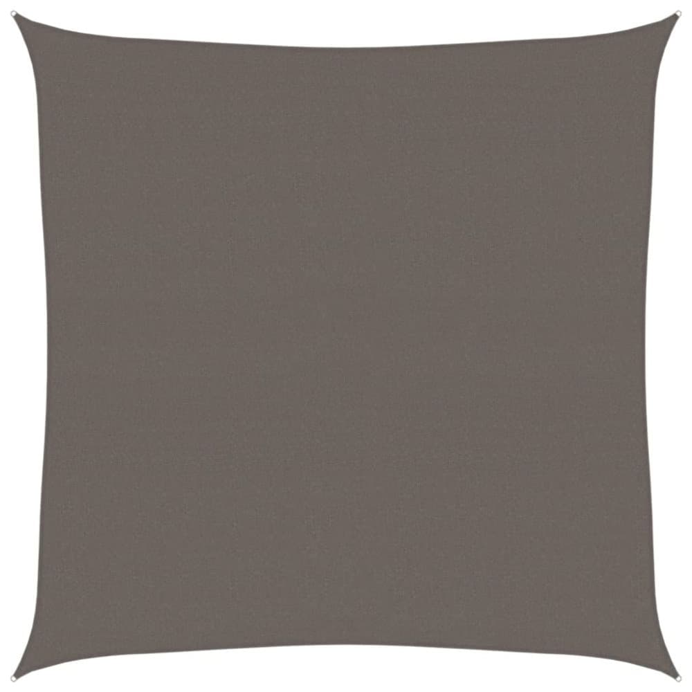 vidaXL Solsegel 160 g/m² antracit 6x6 m HDPE