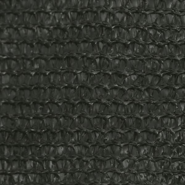 vidaXL Solseil 160 g/m² antrasitt 3x4x4 m HDPE
